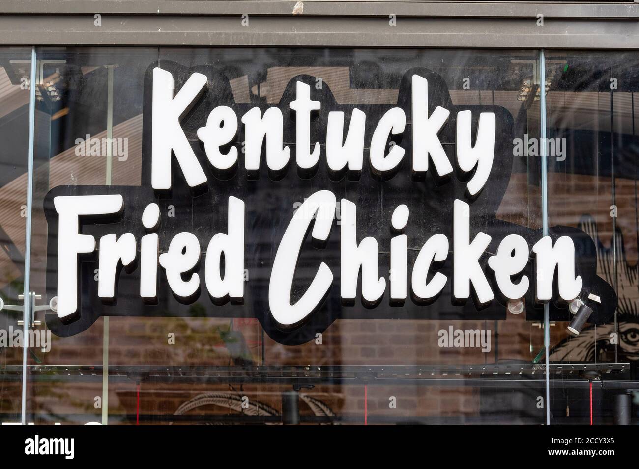 American fast food chicken restaurant chain Kentucky Fried Chicken (KFC