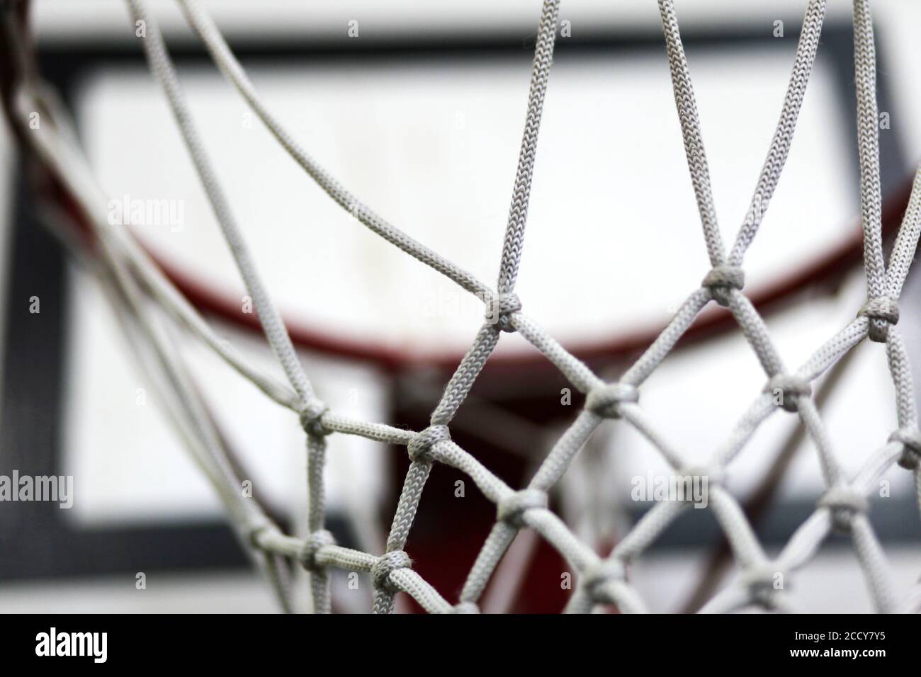Details of a basketball rim and net as a sport background Stock Photo ...