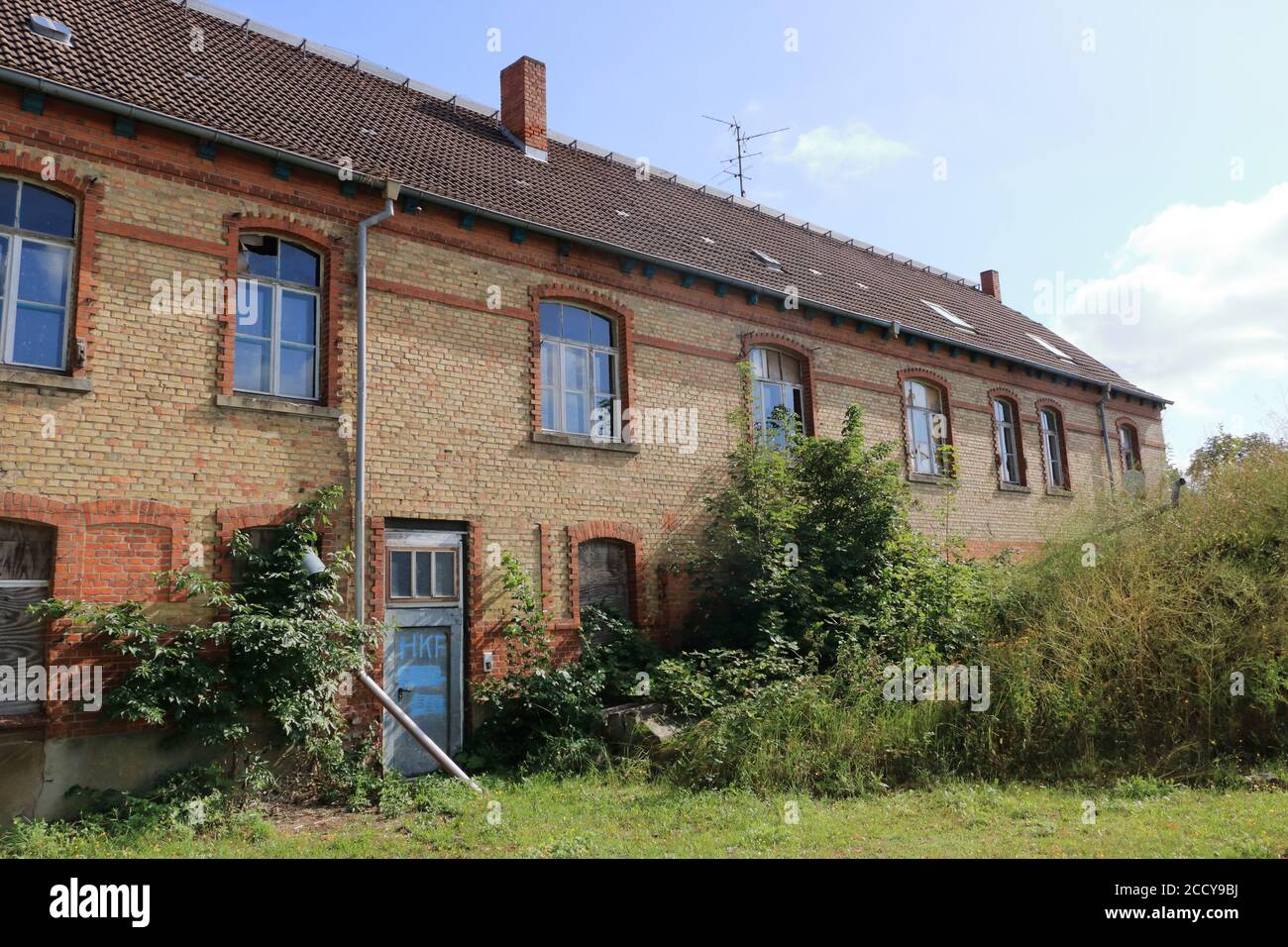 The old ruins of a not used building Stock Photo - Alamy