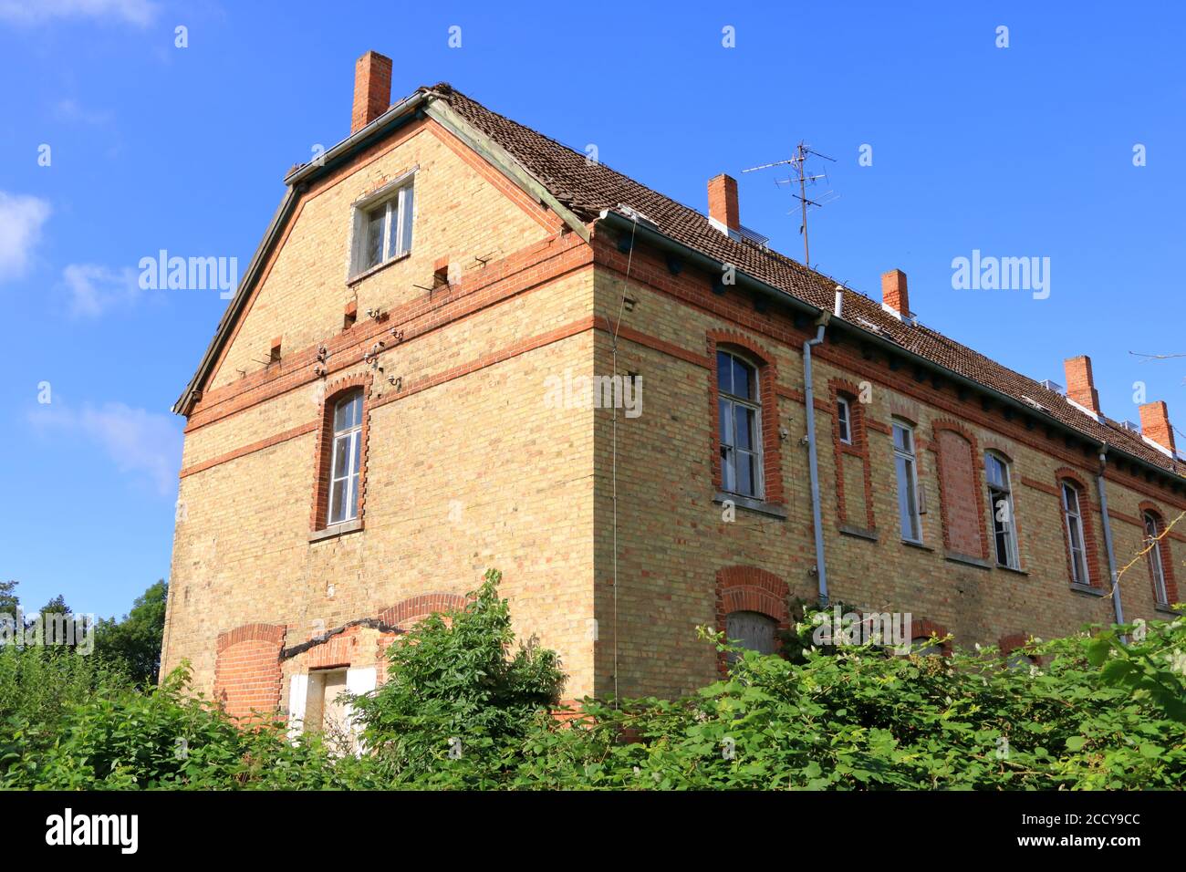 The old ruins of a not used building Stock Photo - Alamy