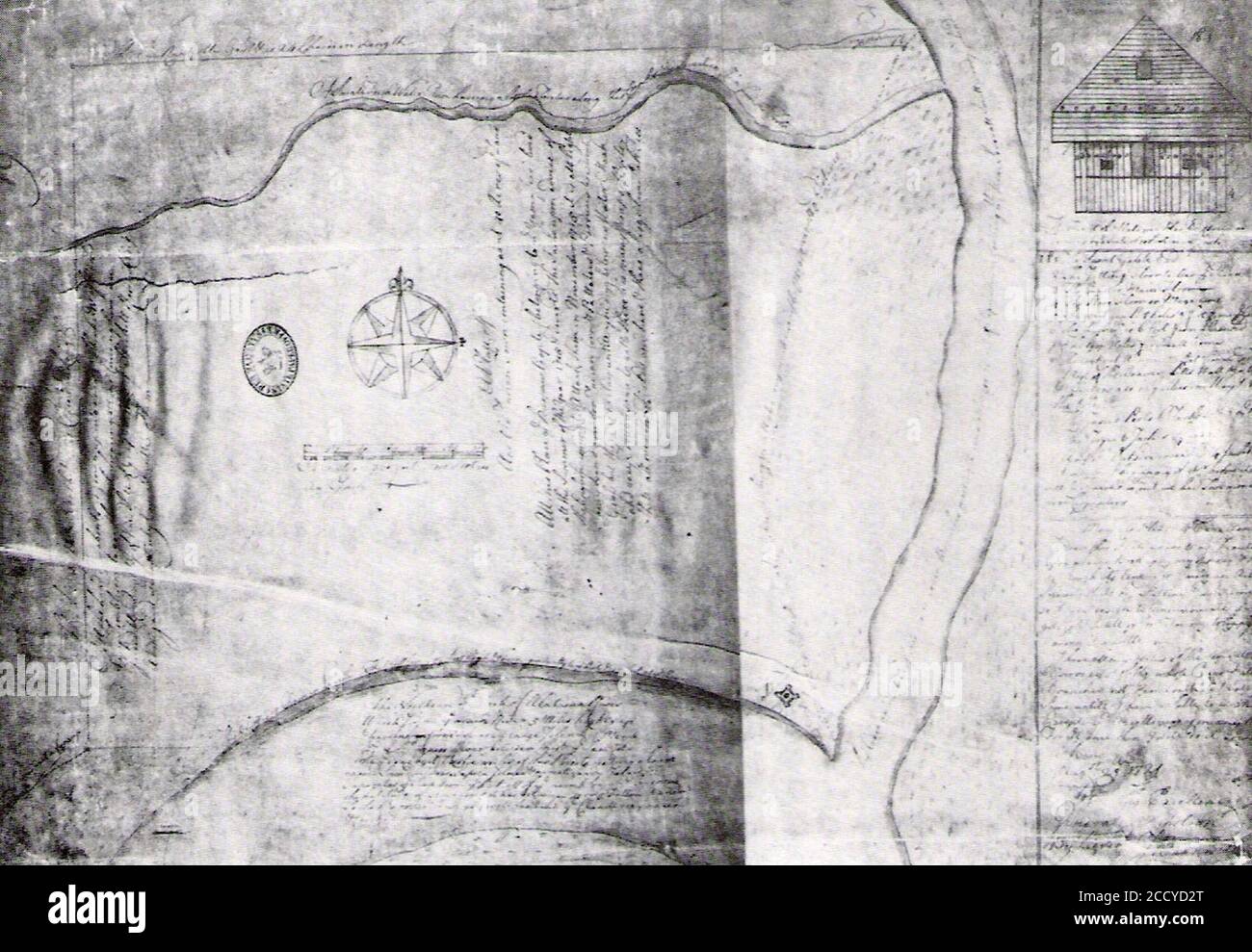 John Barnwell Altamaha River Map Stock Photo Alamy