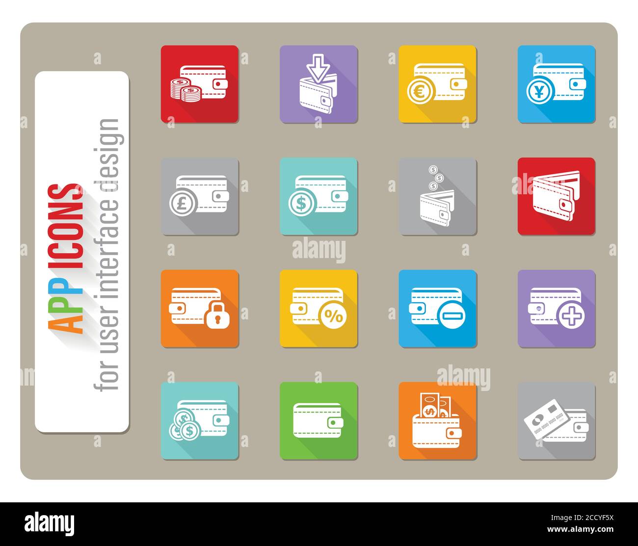 set of money icons Stock Vector Image & Art - Alamy