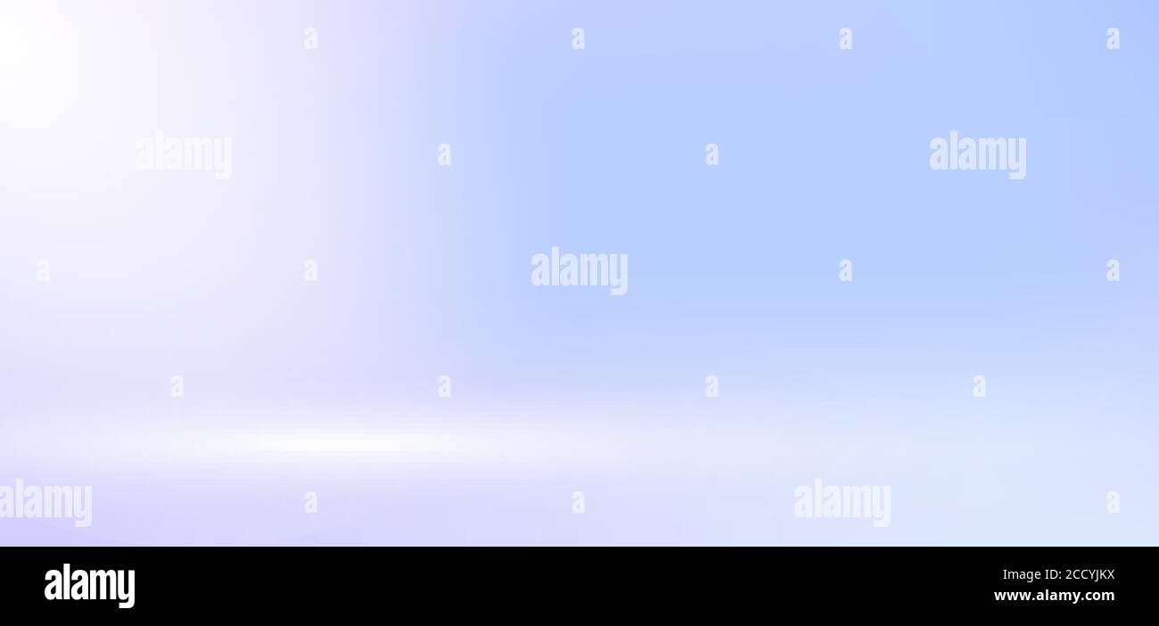 3D studio room blue background with lighting. Vector illustration Stock Vector