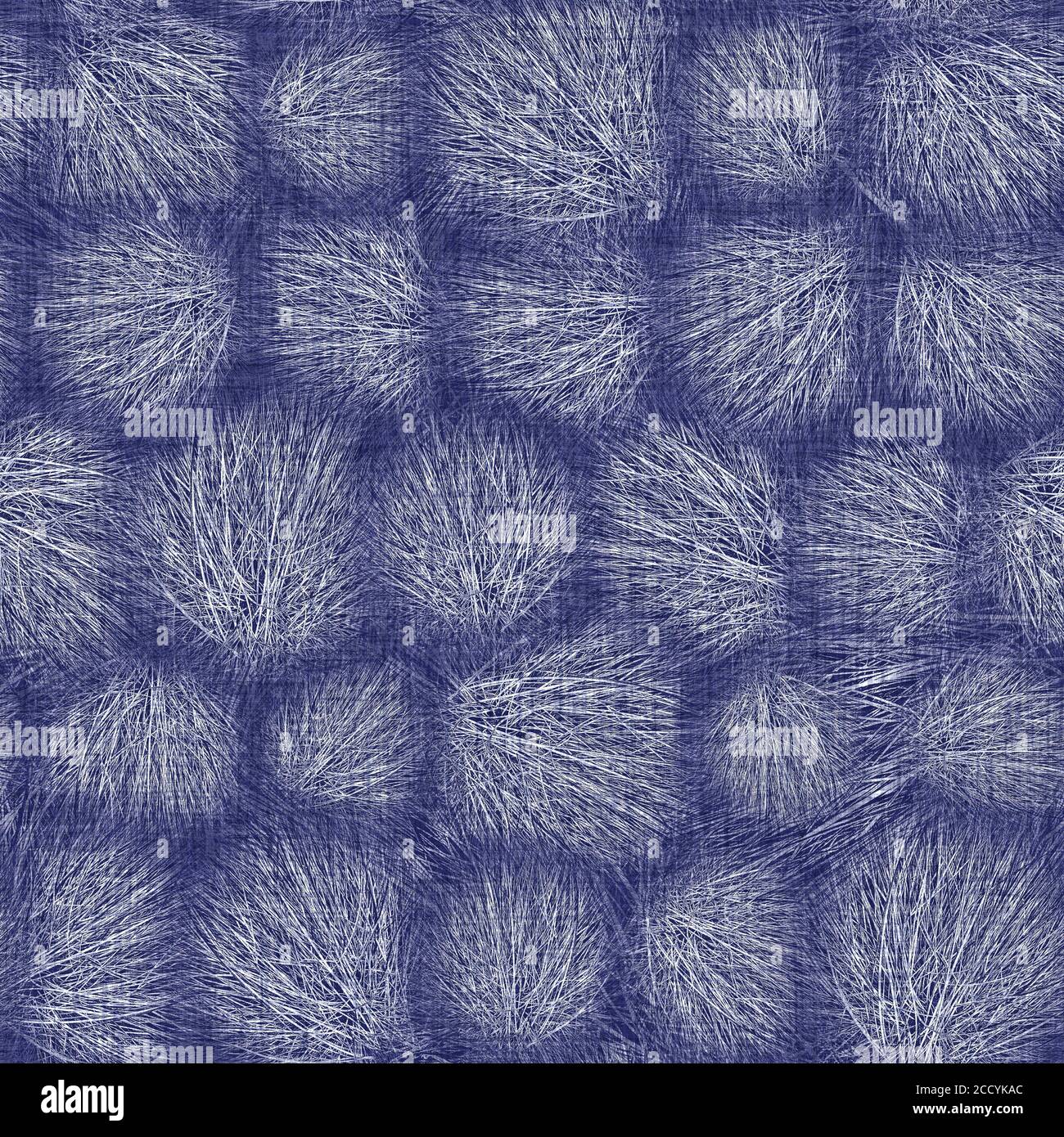Seamless indigo doodle dot texture. Blue woven boro cotton dyed effect ...
