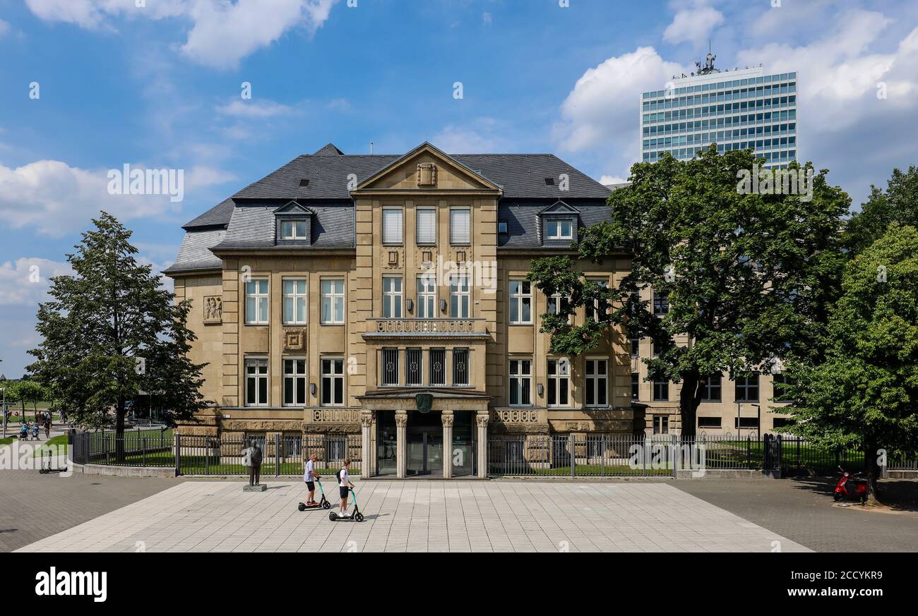 Duesseldorf, North Rhine-Westphalia, Germany -Villa Horion at Johannes-Rau-Platz, today House of Parliament History NRW, Villa Horion was built from 1 Stock Photo