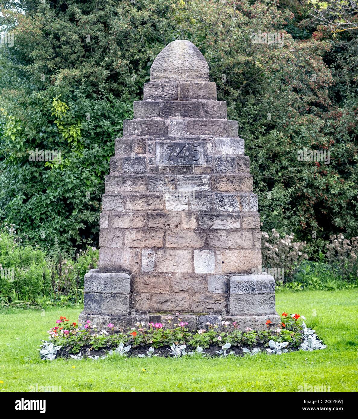 Battle of Prestonpans memorial cairn, East Lothian, Scotland, UK Stock