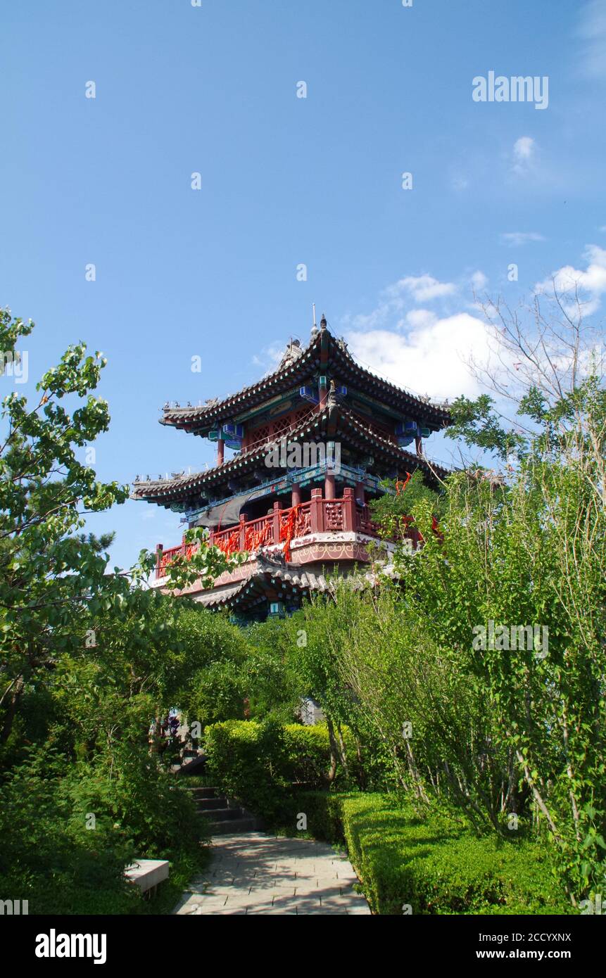 Small pagoda in China Stock Photo