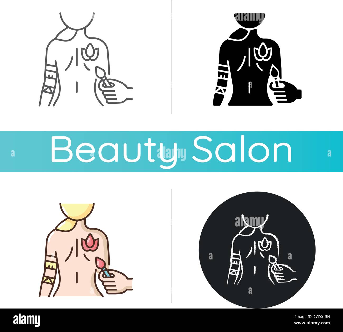 Body art Stock Vector Images Alamy
