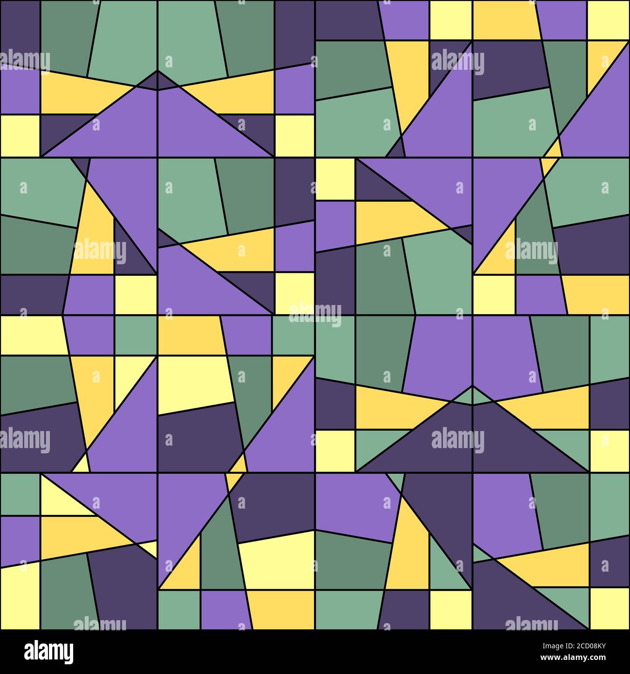 Seamless patterns with abstract ornament Stock Vector