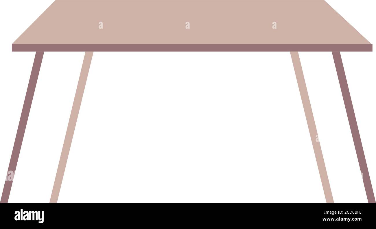 wooden table icon, in white background Stock Vector Image & Art - Alamy