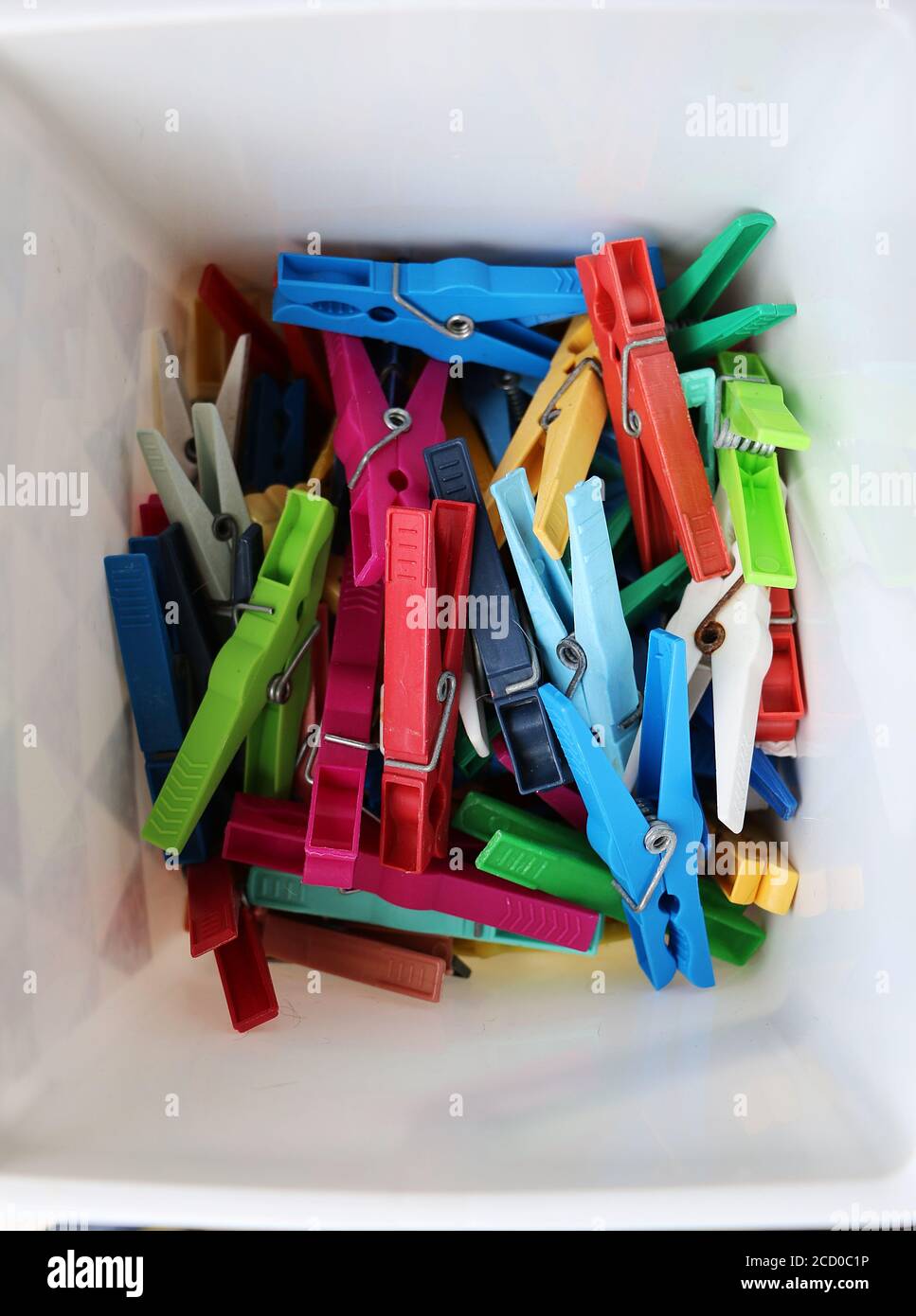 Vertical shot plastic clothespins hi-res stock photography and images ...