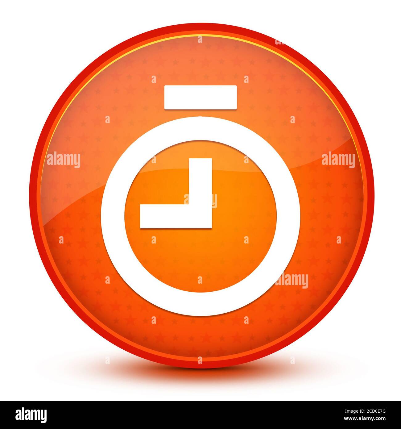 Orange 3d glass button Cut Out Stock Images & Pictures - Alamy