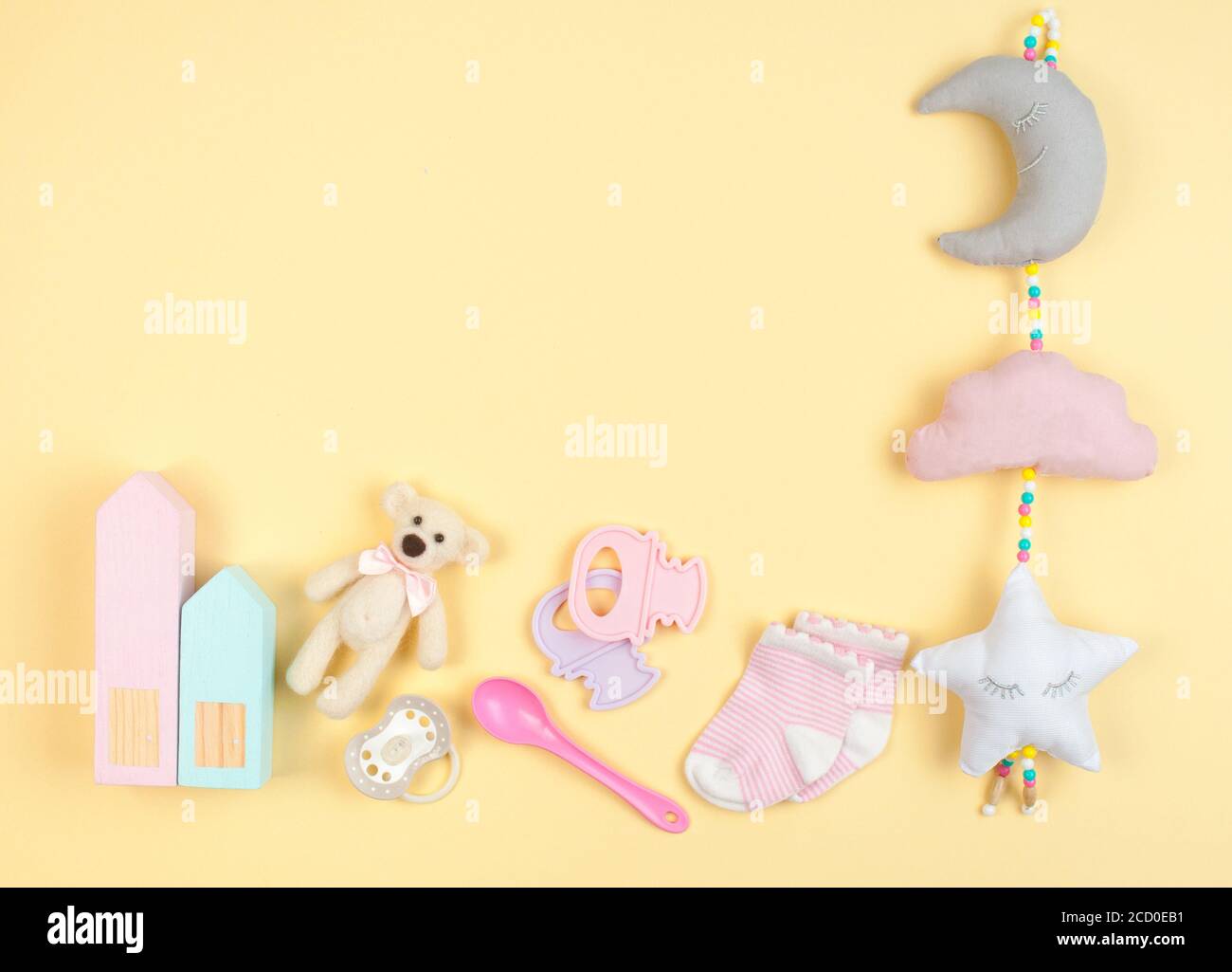 Baby girl accessories hi-res stock photography and images - Alamy