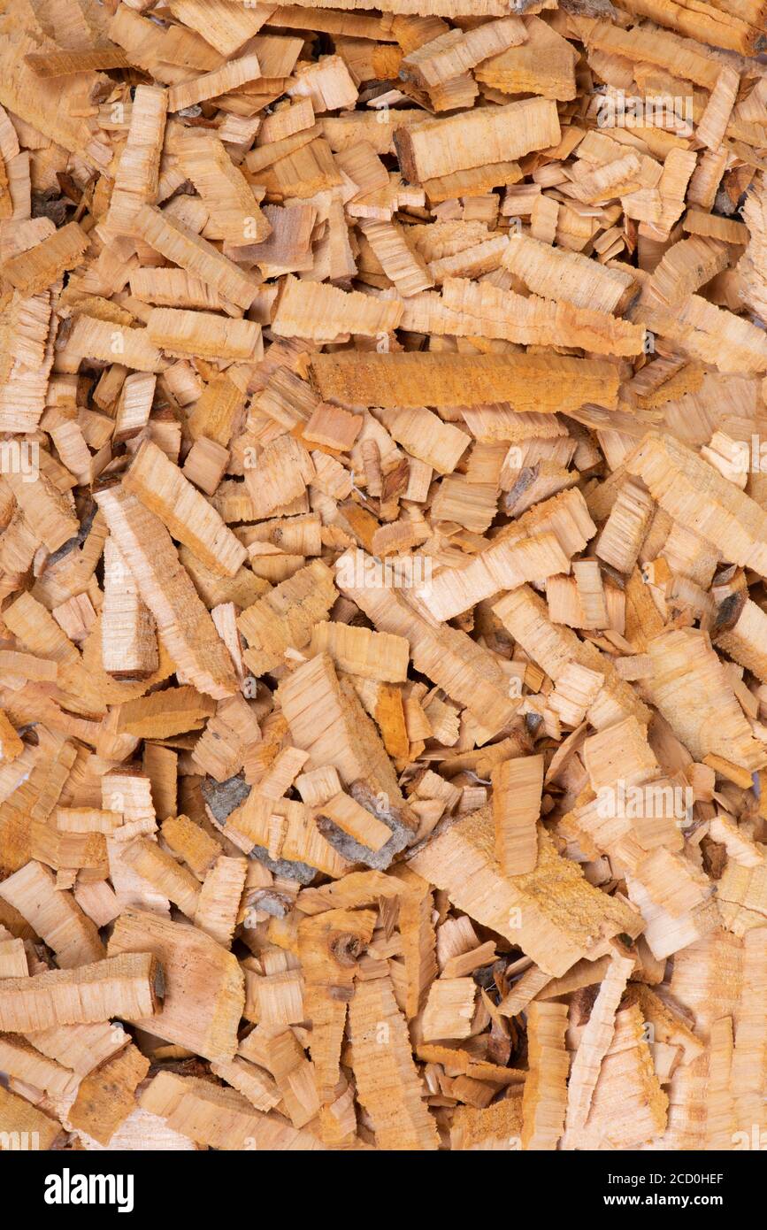 Full background of wood chips, texture Stock Photo Alamy