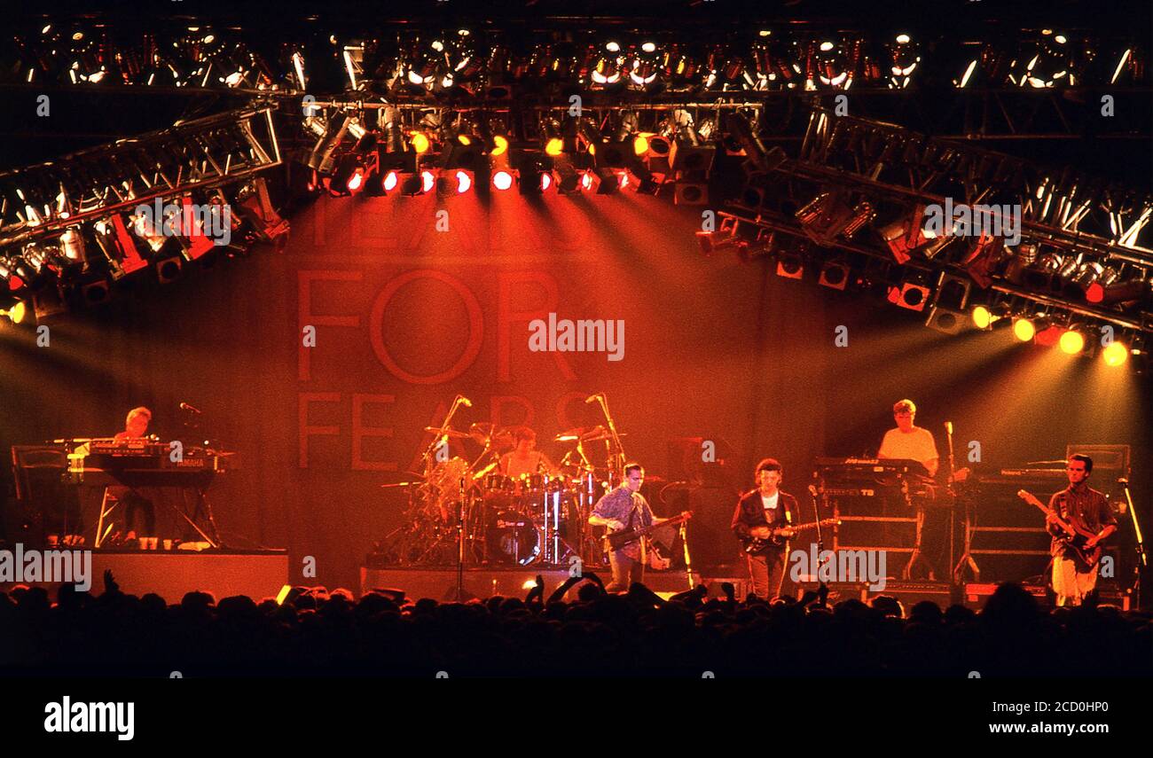 Tears For Fears in Amsterdam 1985 Stock Photo