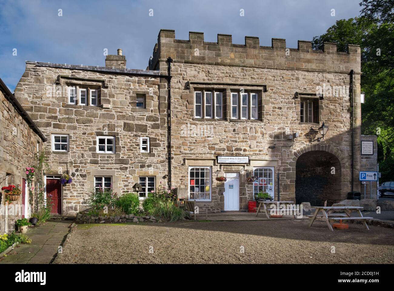 The Gatehouse and village store in the Northumberland village of