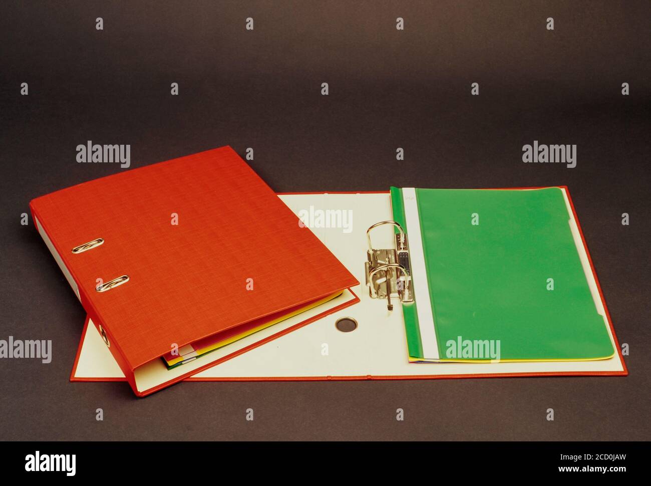 Document files, folders in various colors and thicknesses, available at ...