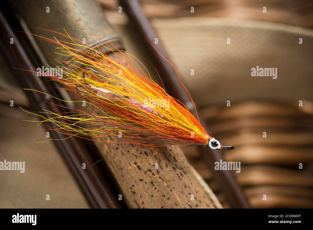 Flyfishing still life salmon flies hi-res stock photography and images -  Alamy