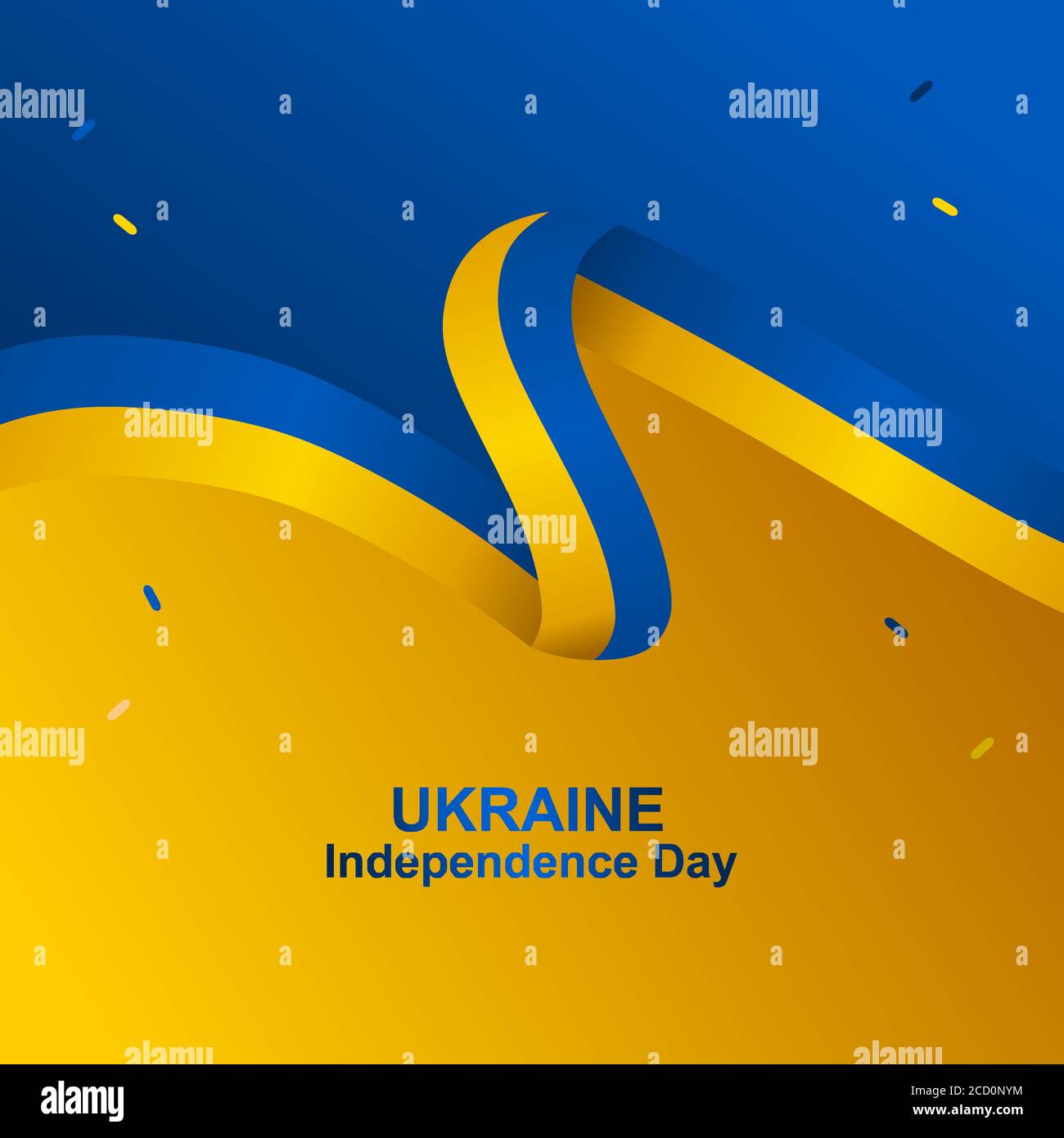 Ukraine Independence Day Vector Illustration Stock Vector Image & Art ...