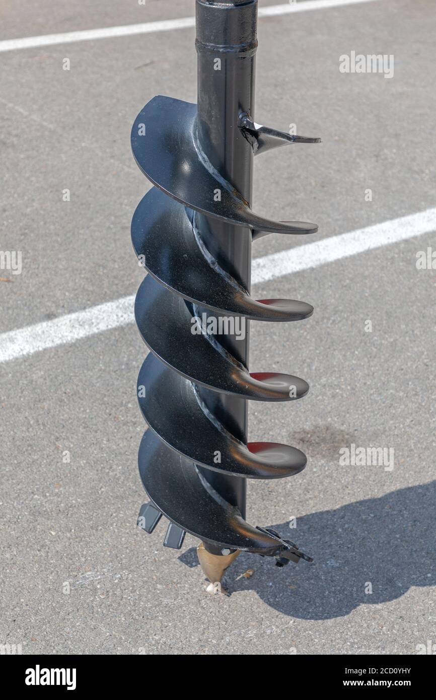 Big Bore Drill Tool Construction Machine Equipment Stock Photo Alamy
