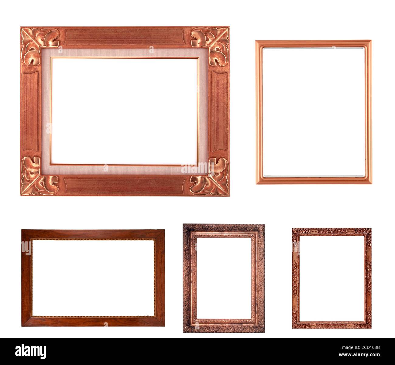 isolated antique old picture frame Stock Photo Alamy