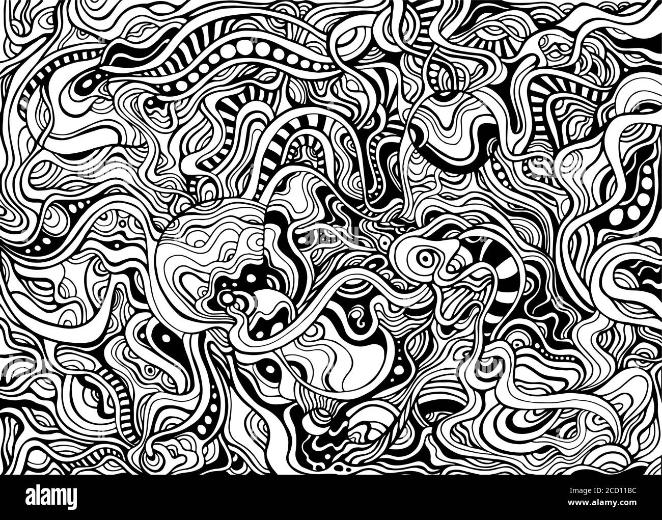 abstract designs black and white