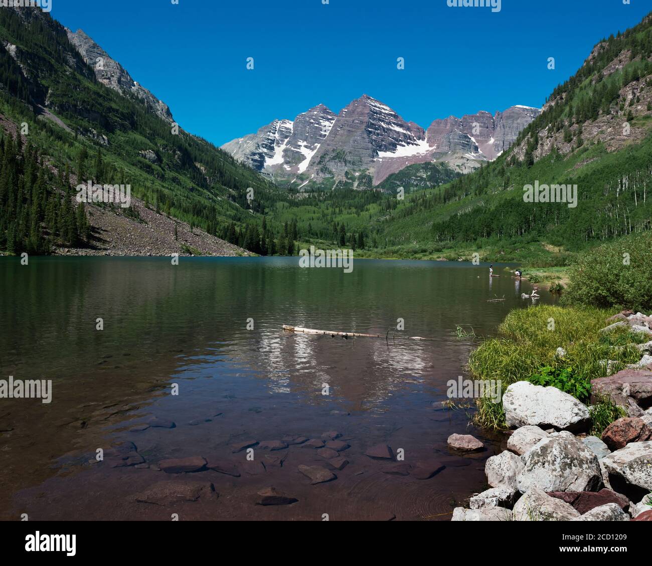 Maroon Bells, The Most Photographed Mountains In North America; Aspen