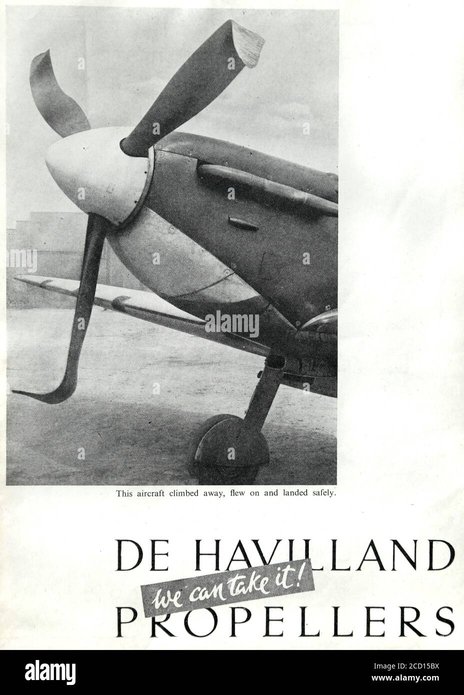Vintage 1941 advertisement for the British De Havilland aerospace