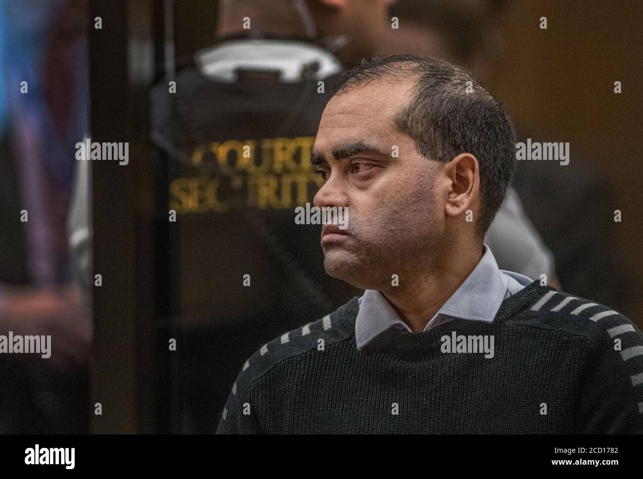 Zahid Ismail, gives a victim impact statement during the sentencing of