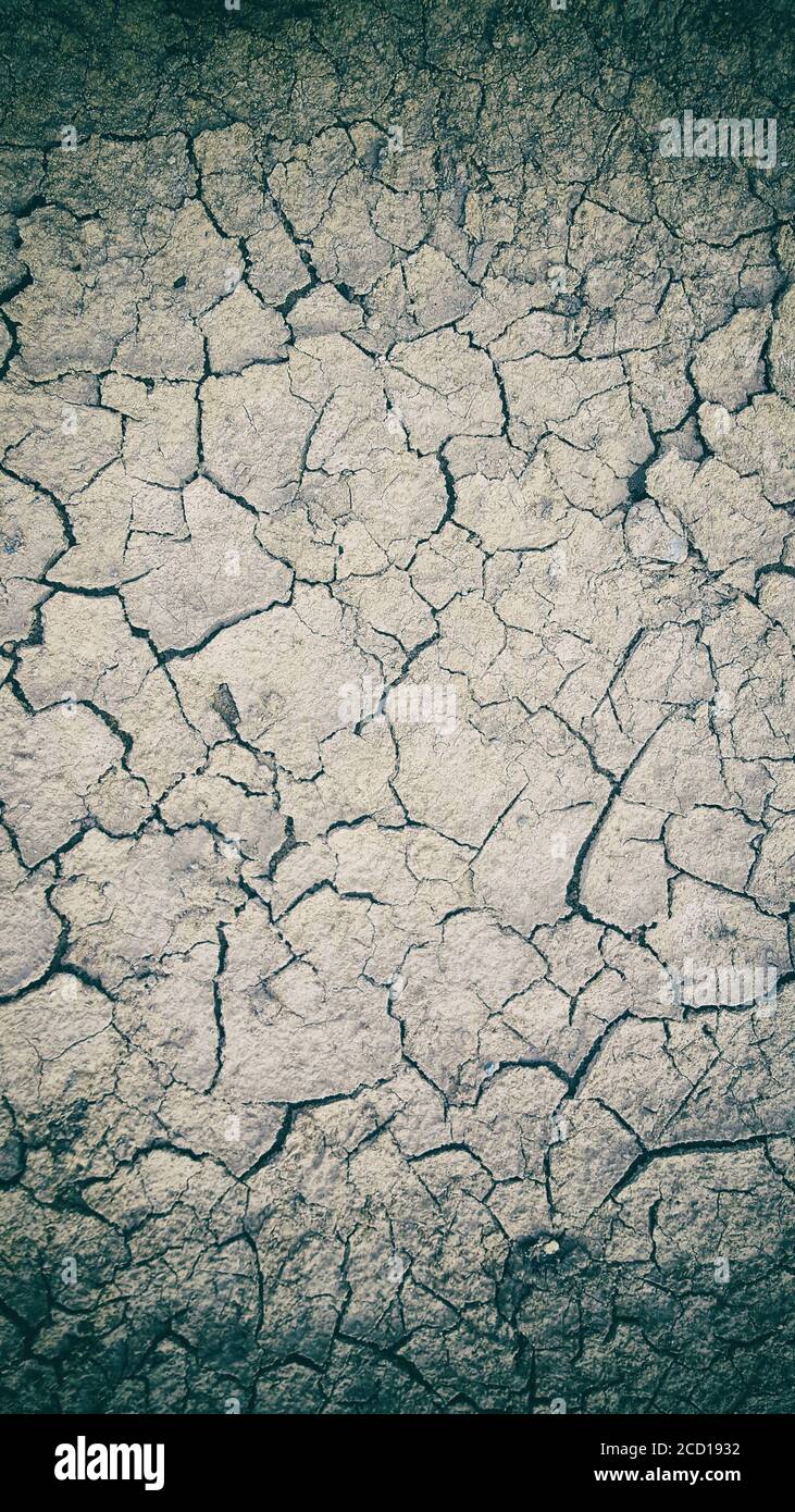 Dry mud cracked ground texture. Drought season background Stock Photo ...
