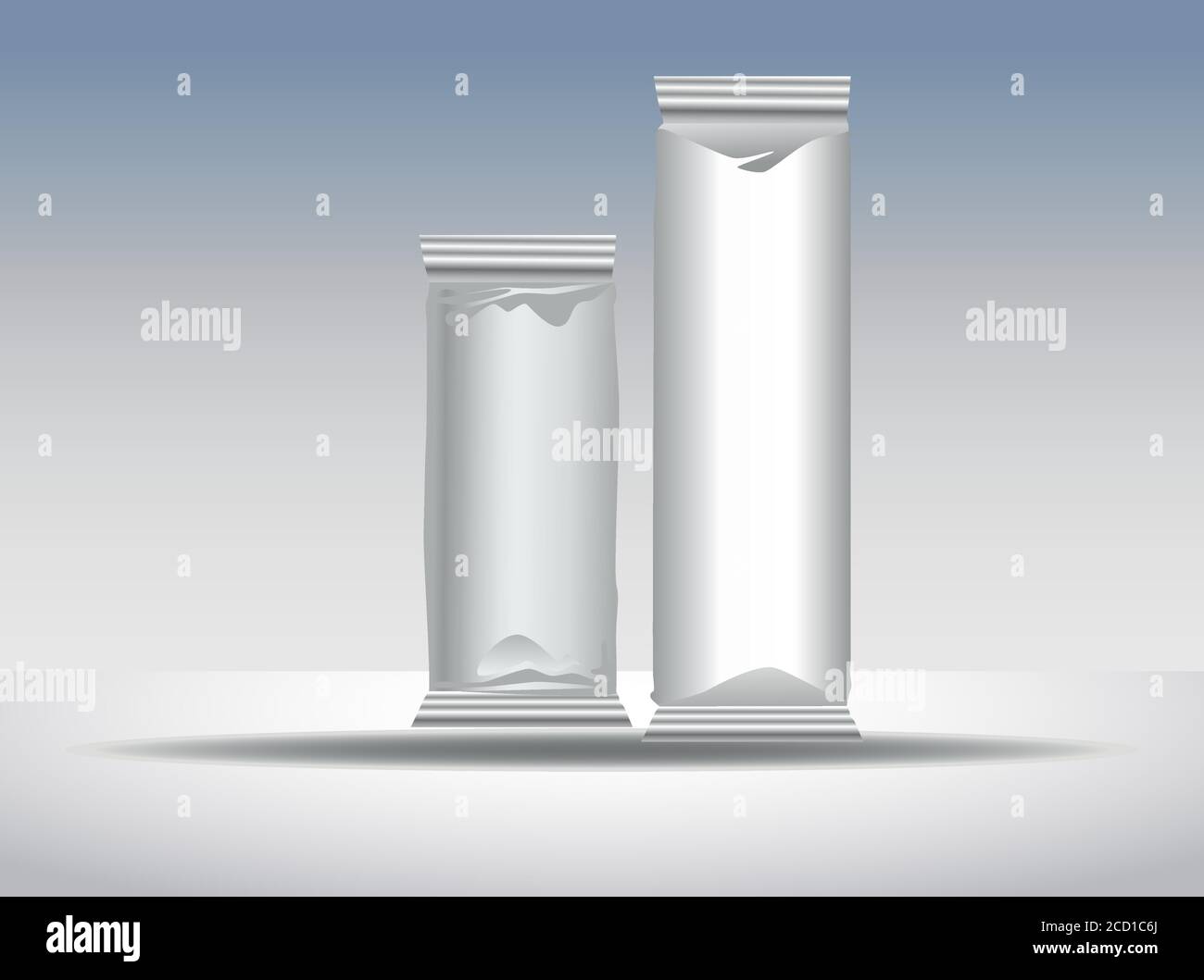 gray sachets packings products isolated icons vector illustration ...