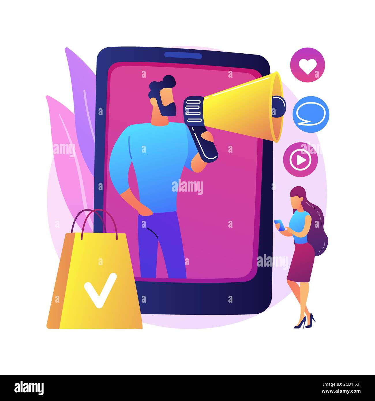 Brand advocate abstract concept vector illustration Stock Vector Image ...