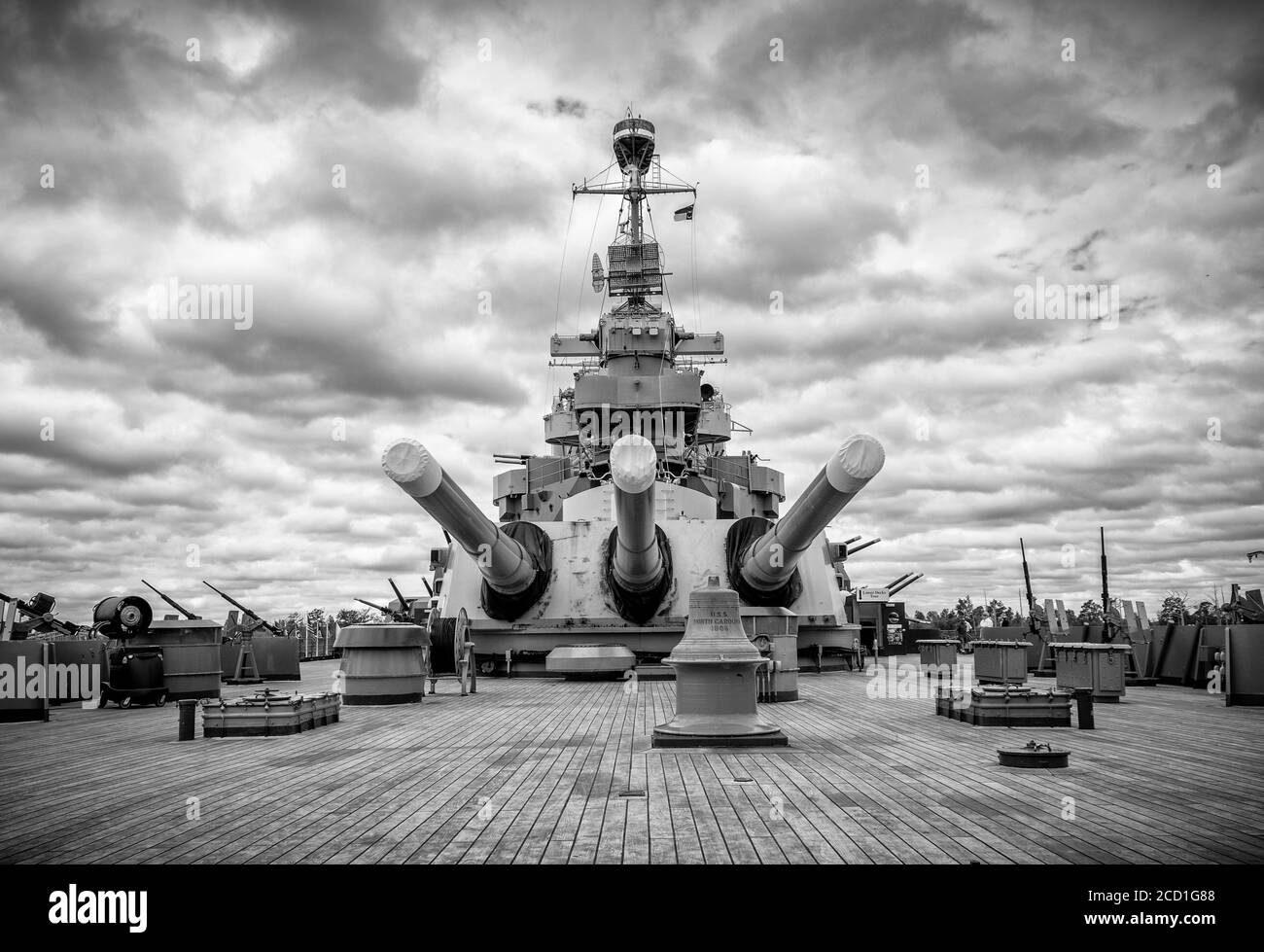 Wilmington, North Carolina/USA â August 5 2019: USS North Carolina (BB-55) Stock Photo