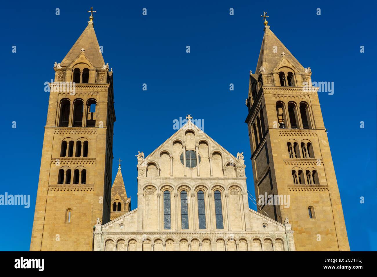 Basilica of St. Peter & St. Paul, Pecs Cathedral in Hungary Stock Photo