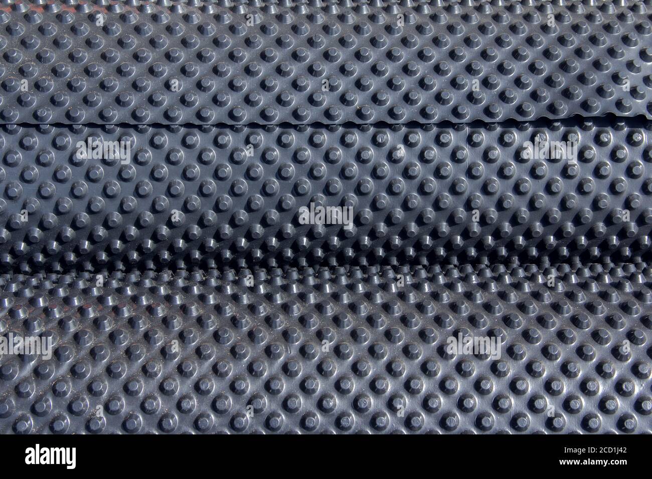 Waterproofing material for road construction. Construction material. Membrane for waterproofing. Rolls of insulation material Stock Photo