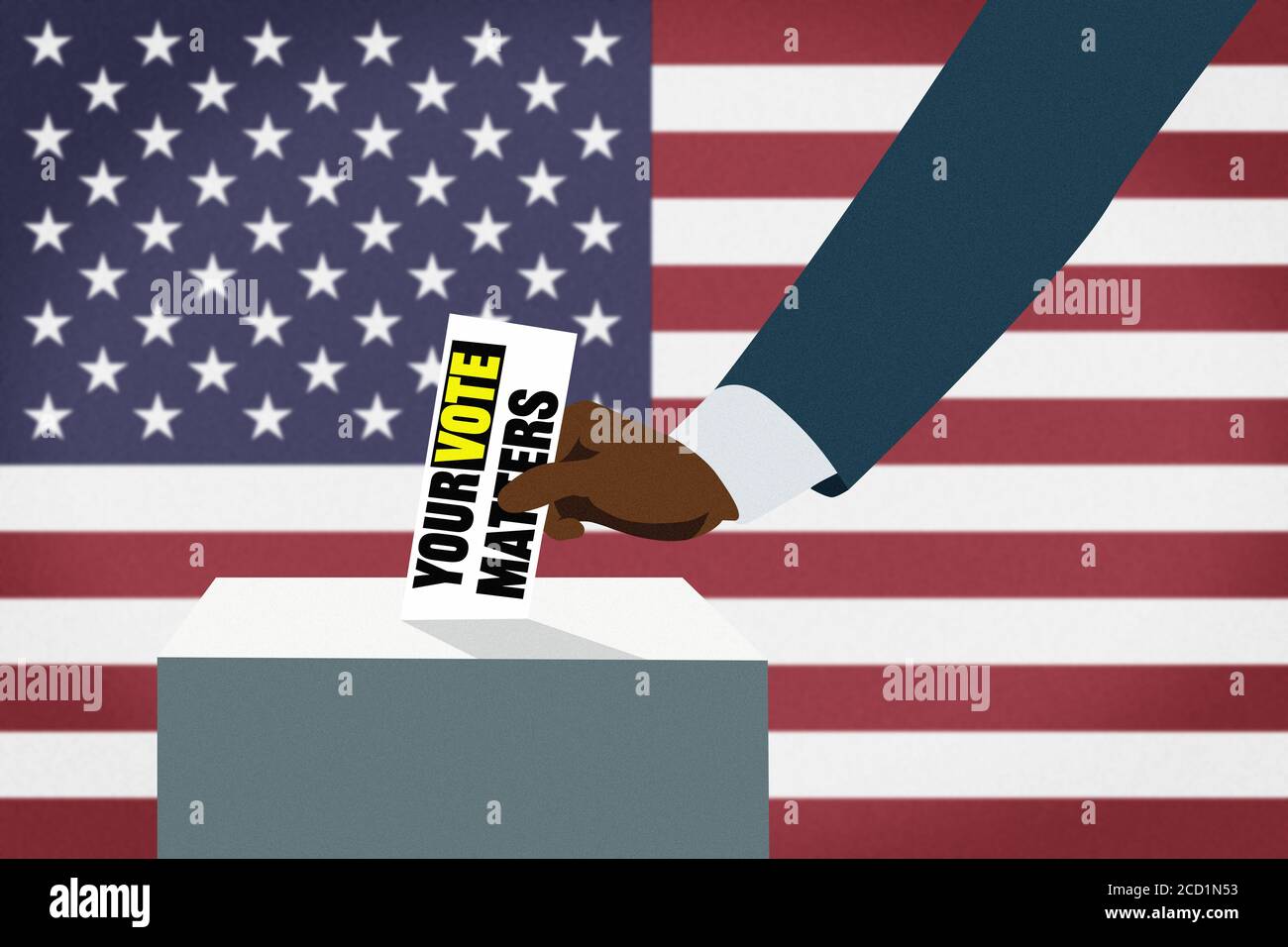 African americans voting hi-res stock photography and images - Alamy