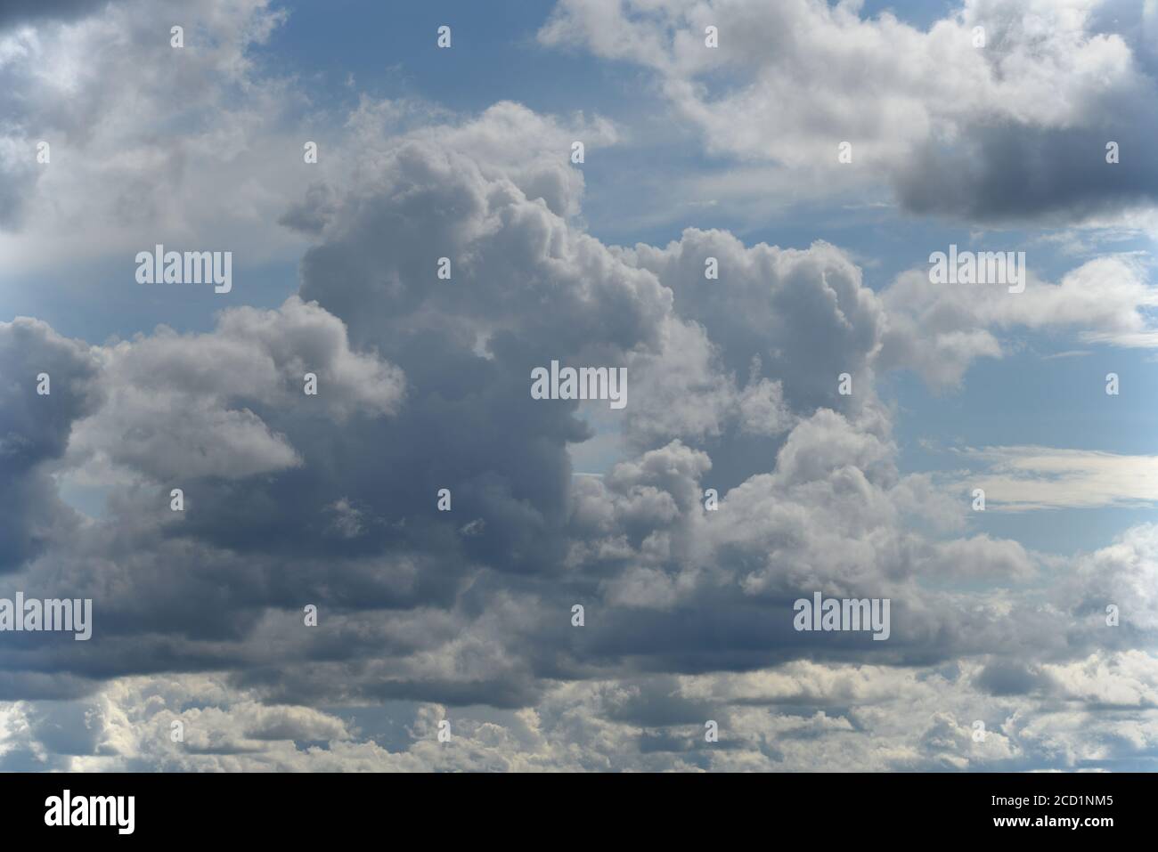 Beautiful sky with clouds before rain and thunderstorm Stock Photo - Alamy