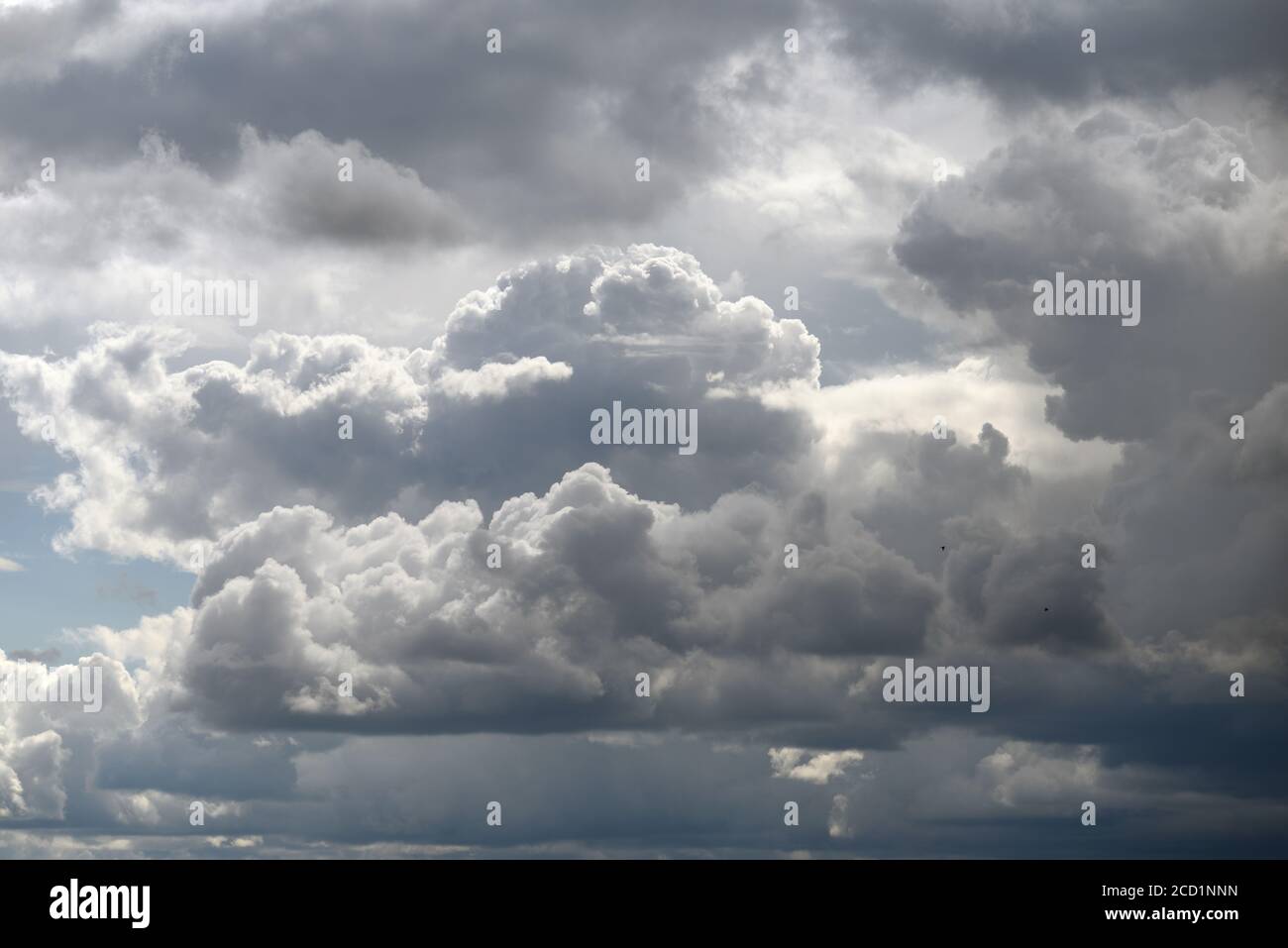 Beautiful sky with clouds before rain and thunderstorm Stock Photo - Alamy