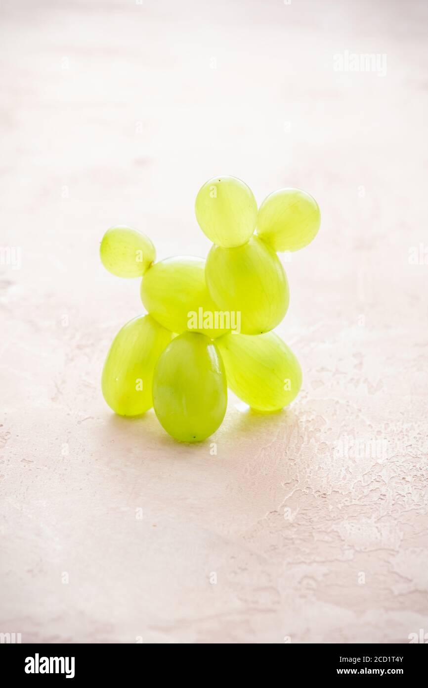 Grape balloon dog Stock Photo