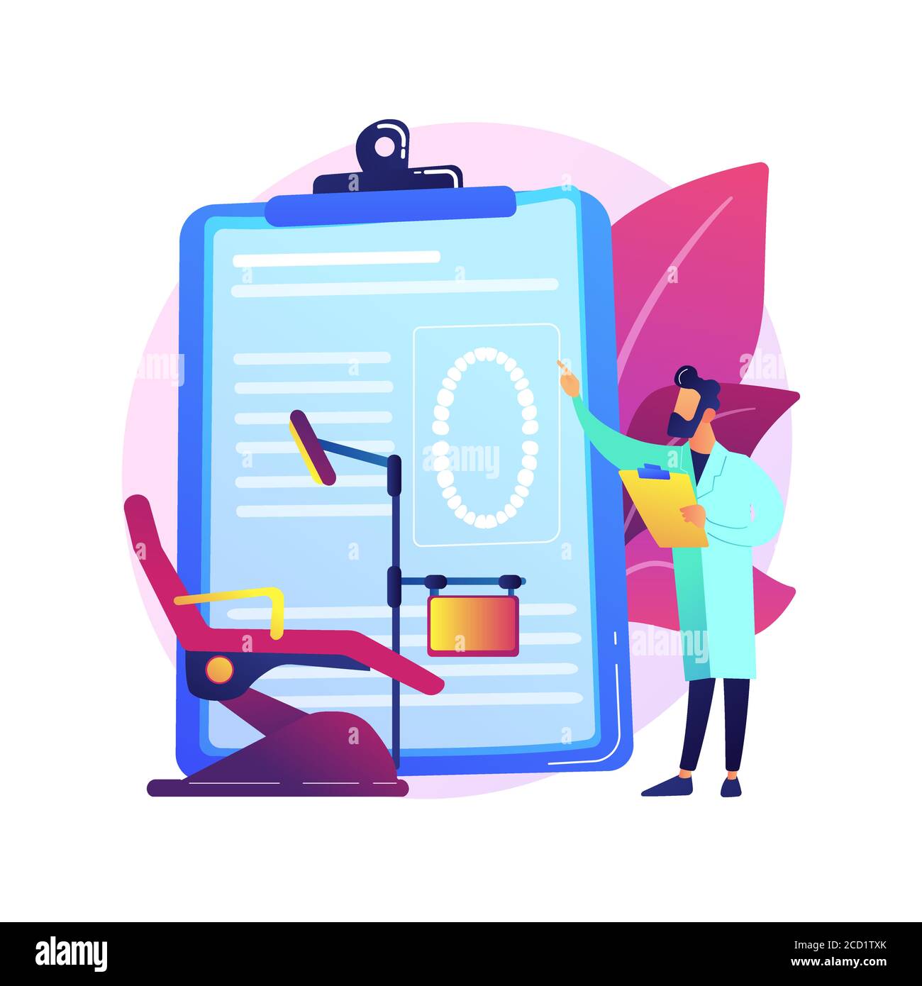 Private dentistry abstract concept vector illustration Stock Vector ...