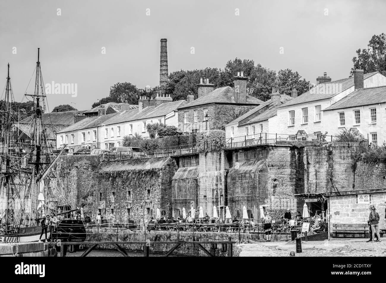 Charlestown in Cornwall, popular tourist attraction the West Country