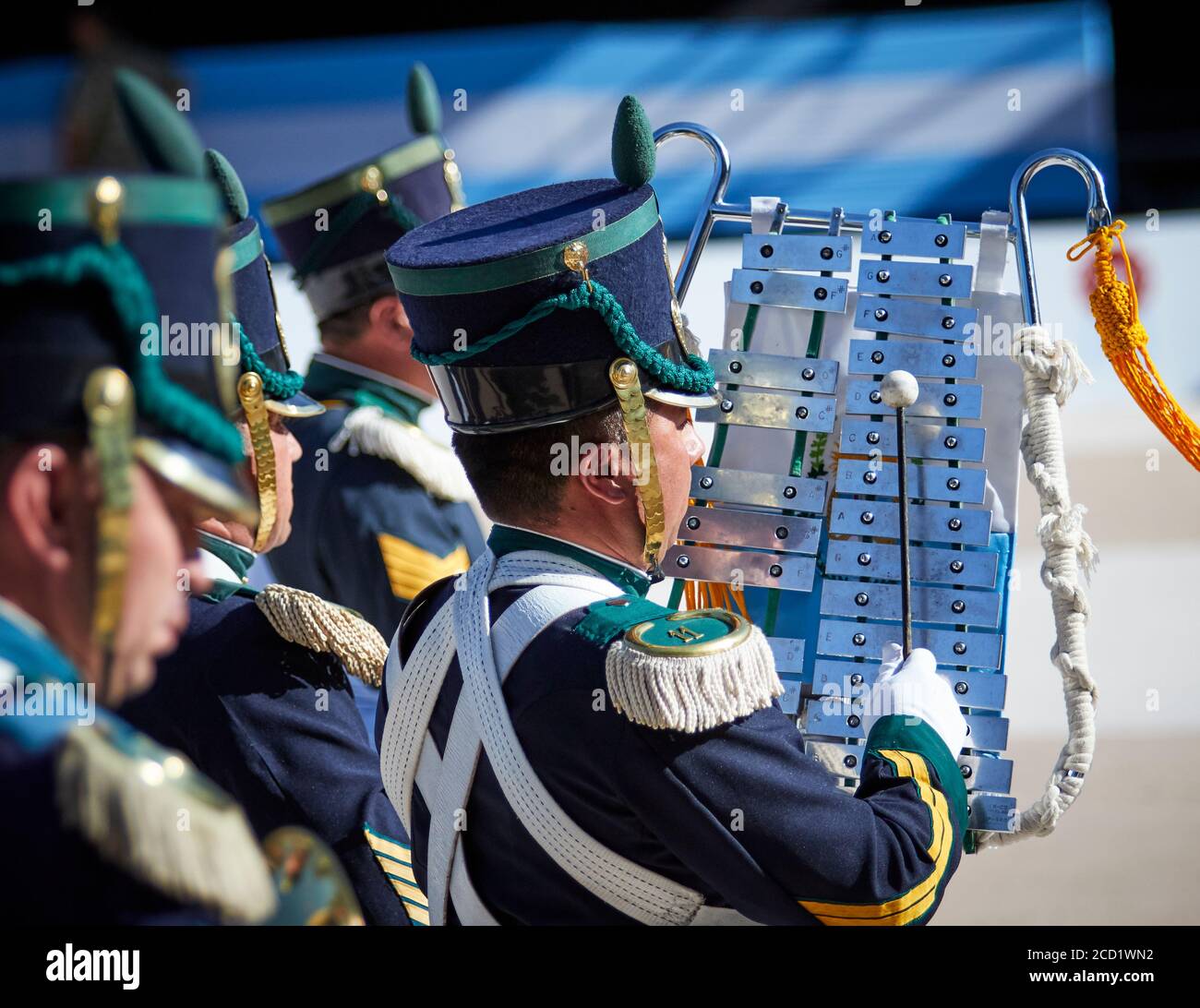 MENDOZA, ARGENTINA, January 24, 2017. Crossing of Los Andes, the act was held to celebrate the 200th anniversary of the crossing carried out by Genera Stock Photo