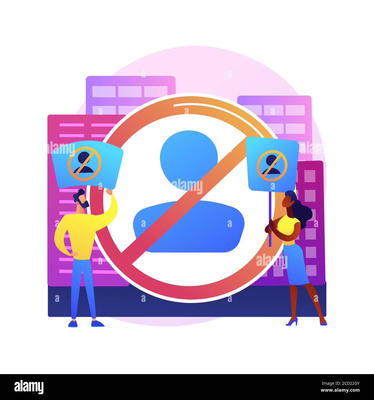 Boycott abstract concept vector illustration Stock Vector Image & Art Alamy