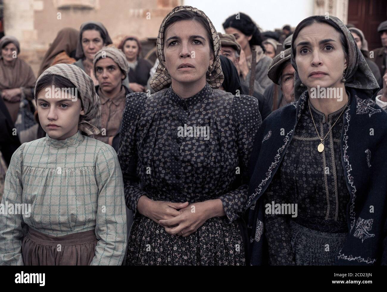 FATIMA, from left: Stephanie Gil, Lucia Moniz, Maribel Lopera Sierra ...