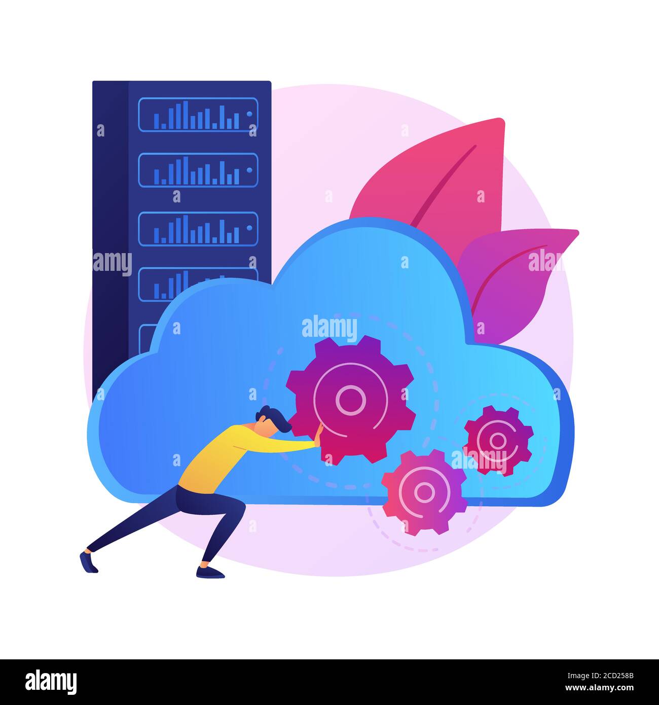 Big data engineering abstract concept vector illustration Stock Vector ...