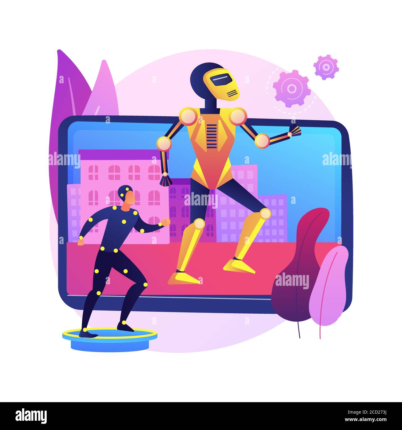 Special effects design abstract concept vector illustration Stock