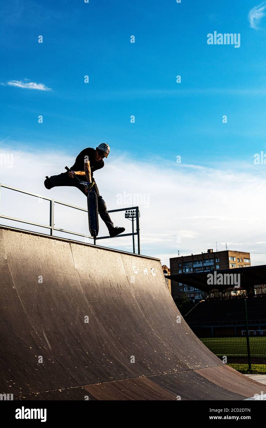 Scooter ramp hi-res stock photography and images - Alamy