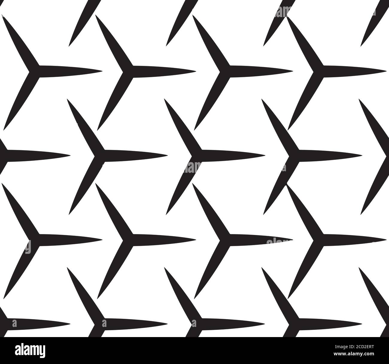 Seamless pattern with black geometric forms Stock Vector Image & Art ...