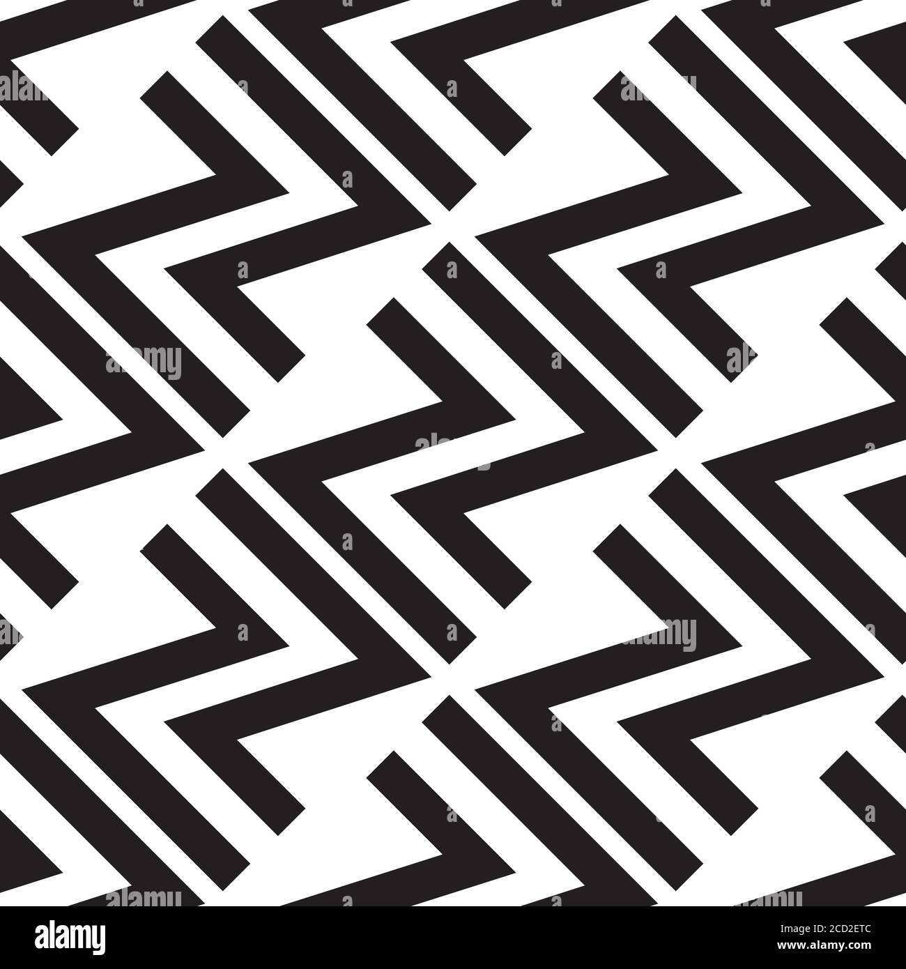 Seamless pattern with black letters N and Z Stock Vector