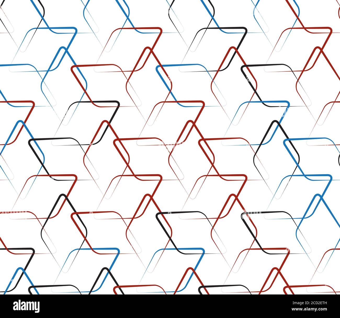 Seamless pattern with colored rhombuses Stock Vector
